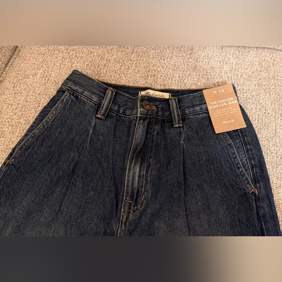 Madewell The Harlow Wide-Leg Jean: Airy Denim Edition sz 24 NWT - Picture 8 of 11